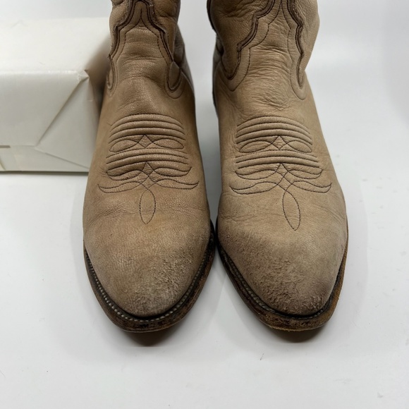 Vintage Woman's Justin Buckskin Cowboy Boots 7 1/2M - Picture 11 of 16